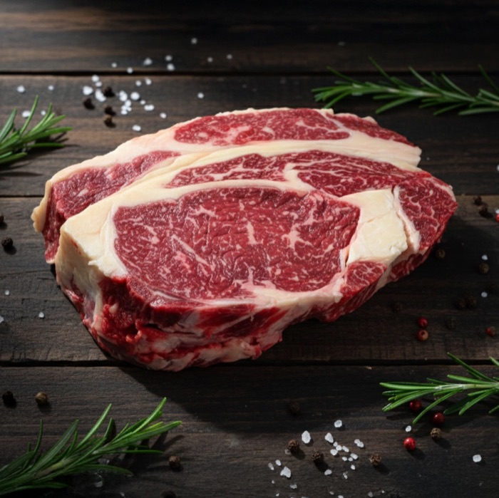 Marmoriertes Wagyu-Steak